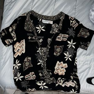 California Krush Tribal Button Down XL